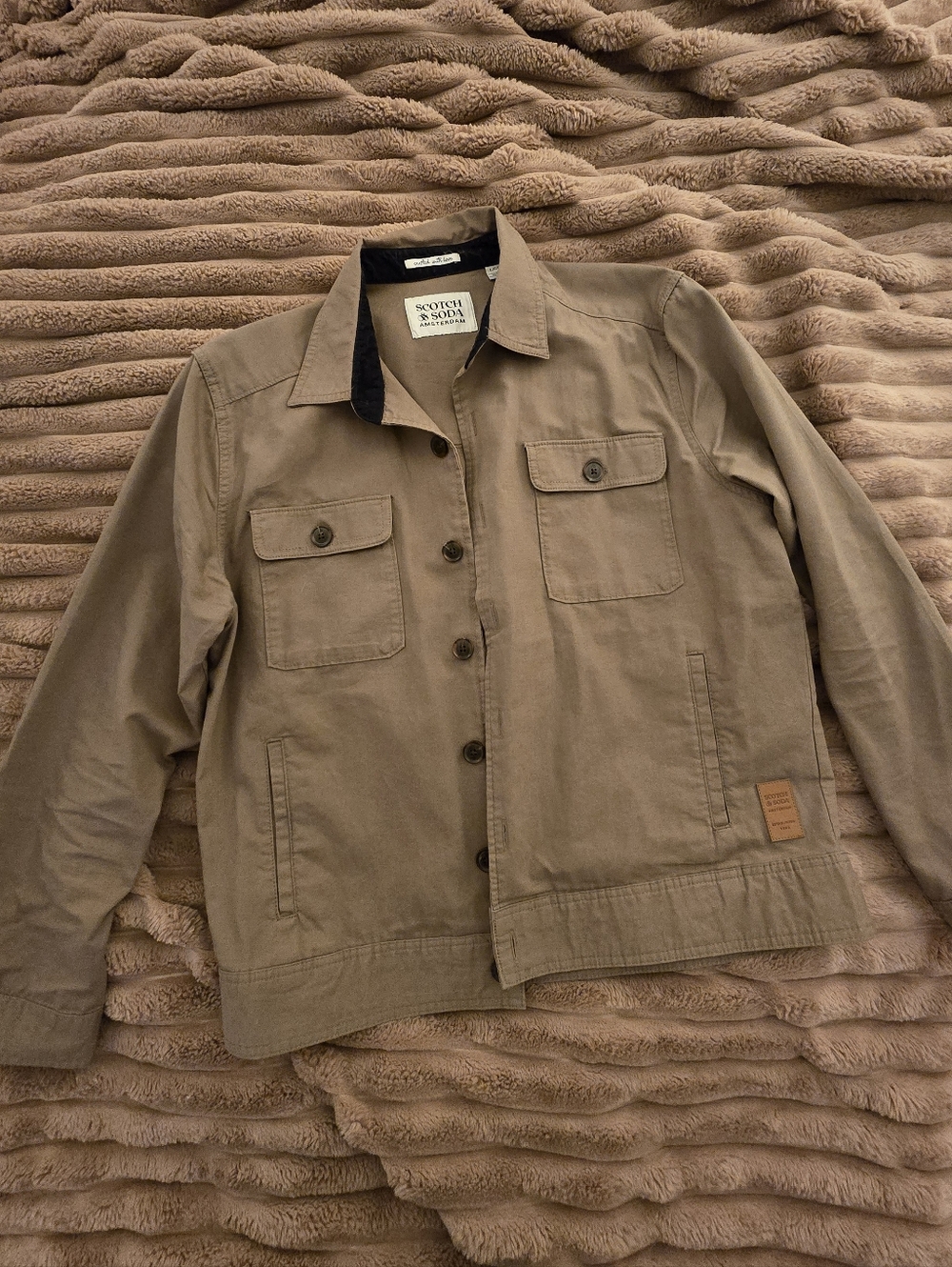 Scotch & Soda Men's Tan Utility Jacket